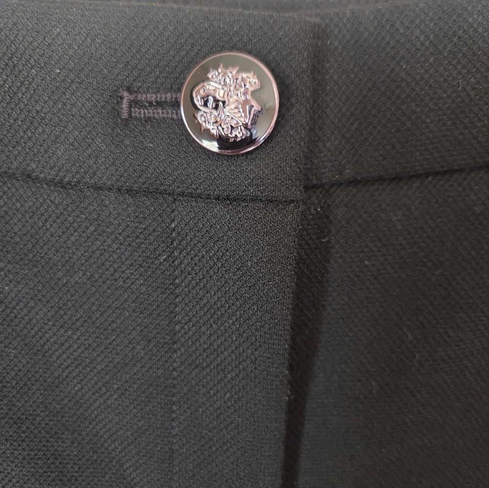 White House Black Market Black Straight-Leg Trousers - Picture 5 of 11
